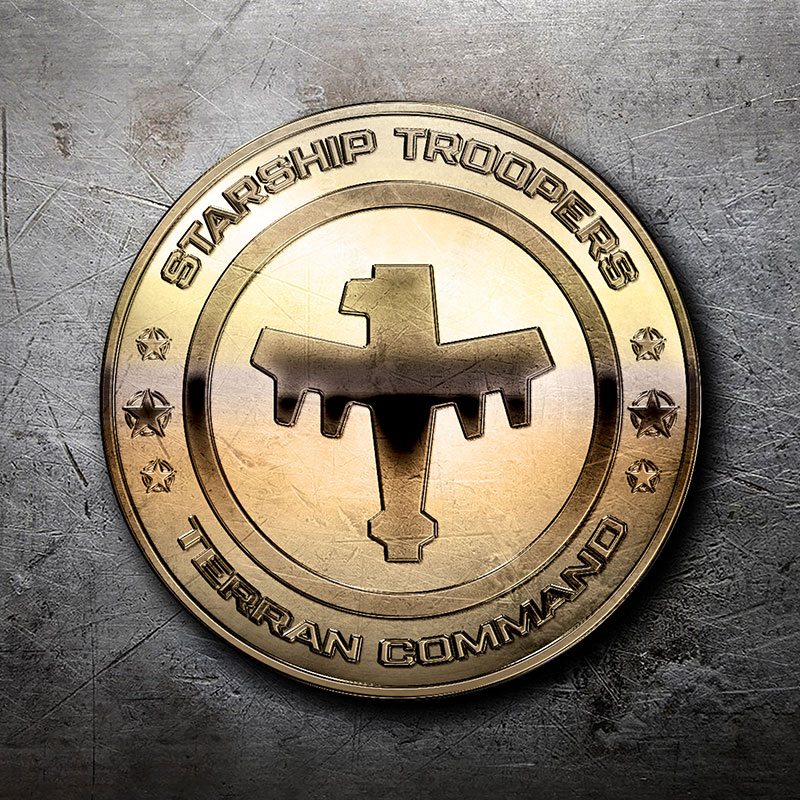 Dessin - Pièce de monnaie Terran (Starship Troopers)